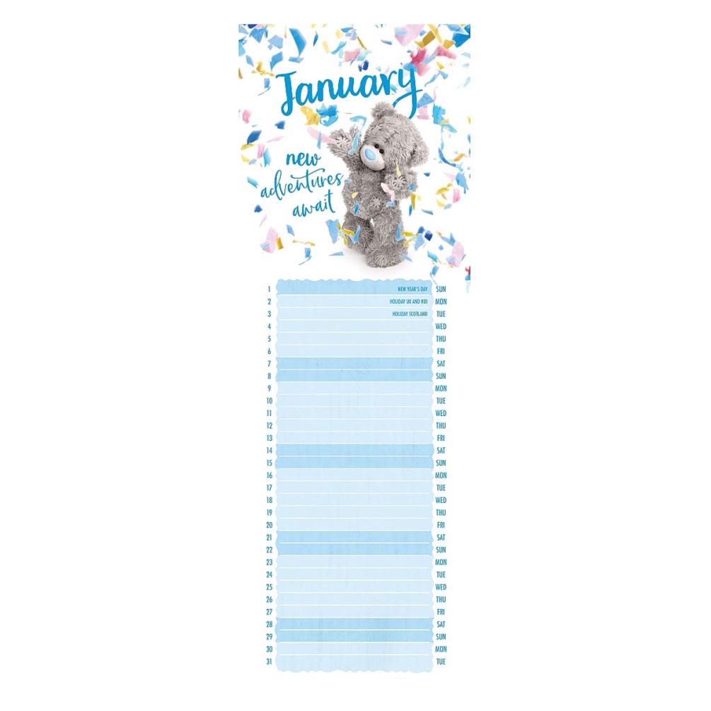 2023 Me to You Bear Photo Finish Slim Calendar Extra Image 1